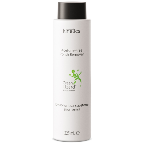 Kinetics Nail Polish Remover Green Lizard with Apricot scent 225 ml